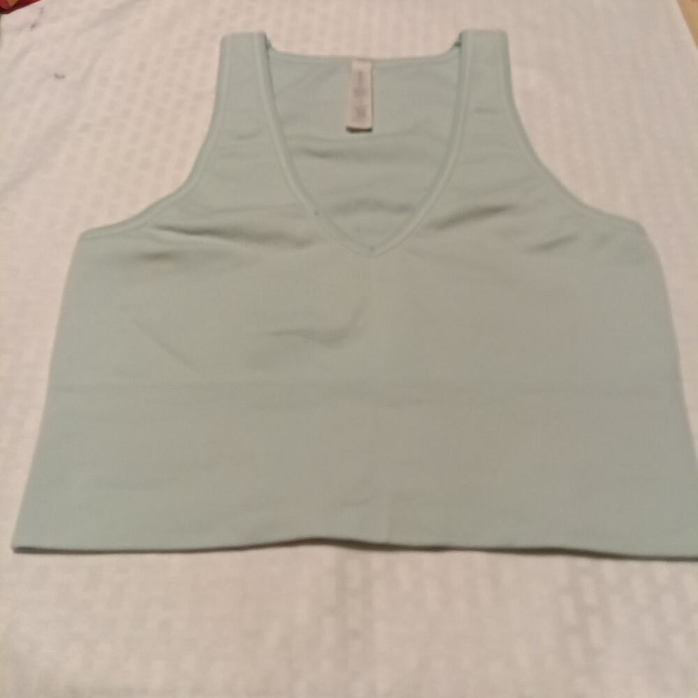Athleta Women's Sports Bra Size Small Mint Green Tank Style Top Activewear Gym - Picture 1 of 4